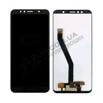 Дисплейный модуль Huawei Honor 7A /Pro 7C/ Y6 2018 /Y6 Prime 2018 (AUM-L29/AUM-L41/AUM-L41/ATU-L21/ATU-L22/ATU-L31) black с рамкой (тачскрин + матрица)