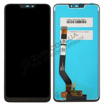 Дисплейный модуль Huawei Honor 8C (BKK-LX2/BBK-LX1/BBK-L21) black с рамкой (тачскрин + матрица)