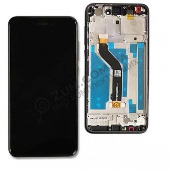 Дисплейный модуль Huawei P8 Lite 2017 (PRA-L11R/A-L21) black с рамкой (тачскрин + матрица)