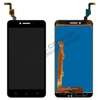 Дисплейный модуль Lenovo A6020a46 Vibe K5 Plus, Lemon 3 black (черный) (тачскрин + матрица)