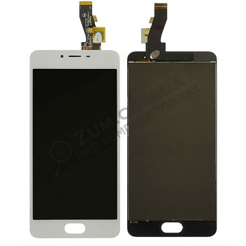 Дисплейный модуль Meizu M3s Y685, M3s mini white (белый) с рамкой (тачскрин + матрица)