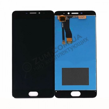 Дисплейный модуль Meizu M5 Note M621 black (черный) (тачскрин + матрица)