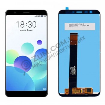 Дисплейный модуль Meizu M8c M810H black (черный) (тачскрин + матрица)