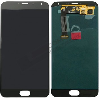 Дисплейный модуль Meizu MX5 (M575), MX5e, MX5e Lite black (черный) (тачскрин + матрица)