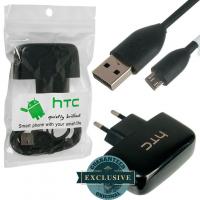 Сетевое зарядное устройство HTC TC-P450-EU 1USB 1.0A micro-USB белый, черный 